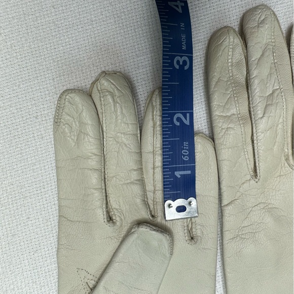 Vintage Silk-Lined Italian Kidskin Leather Elbow Gloves - Picture 13 of 16